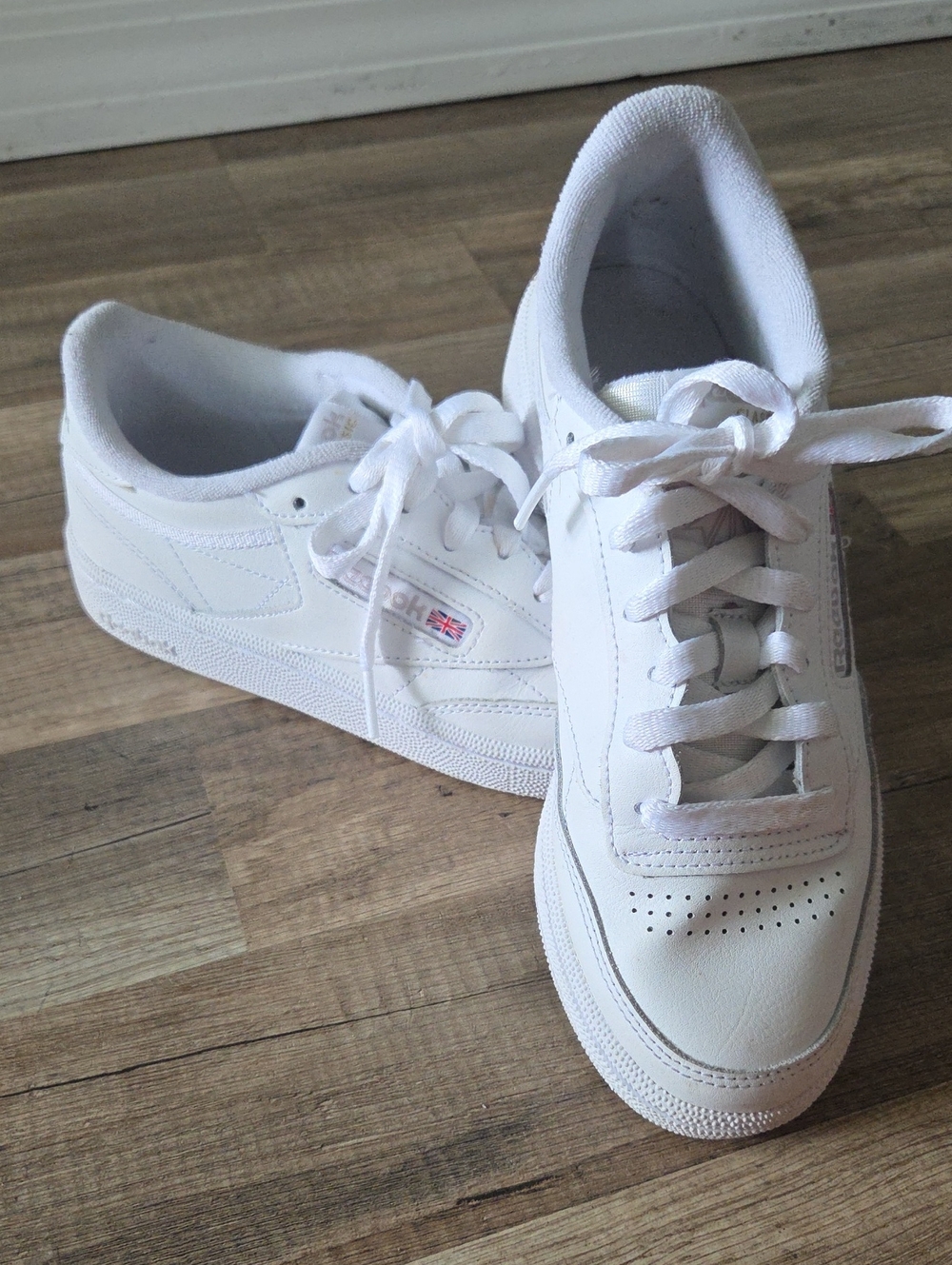 Reebok Club C 85 White Classic Low Leather Trainers